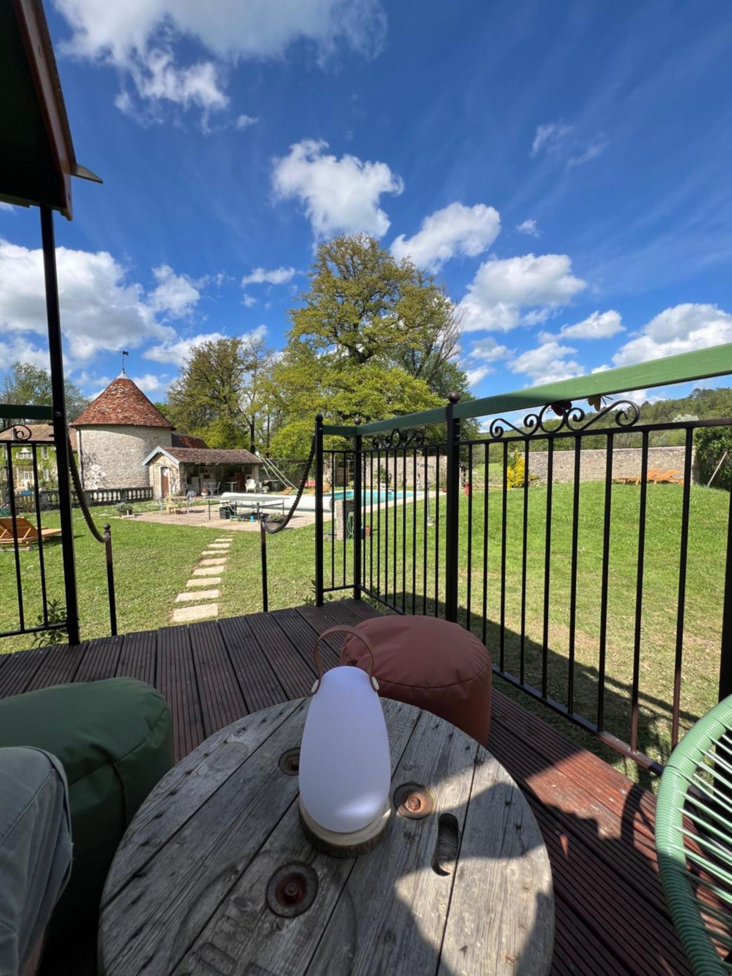 Bed and Breakfast La Roulotte Deluxe De Malpas Quingey Exterior foto